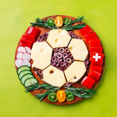 Emmentaler AOP Käse EM 2024 Spiel Ungarn_Schweiz_Käseplatte